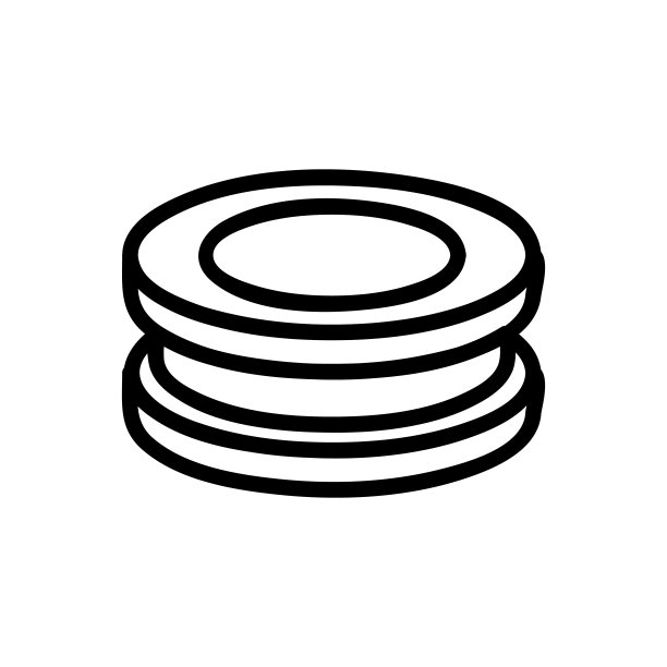 饼干饼干图标矢量。孤立轮廓符号插图图片下载