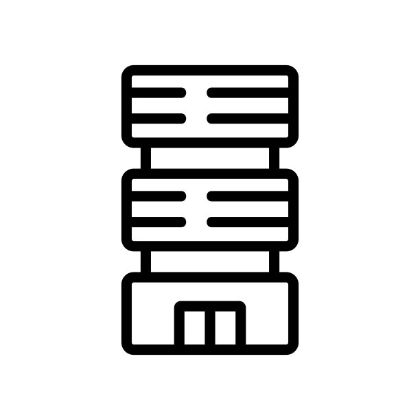 城市未来的图标向量。孤立轮廓符号插图图片下载