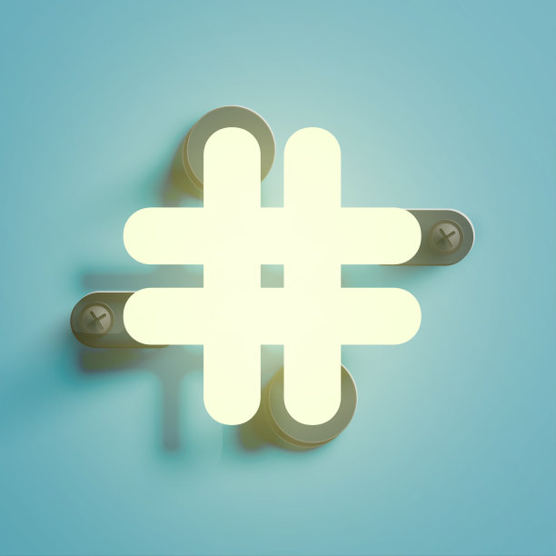 现实霓虹灯字符从字体，矢量插图图片下载