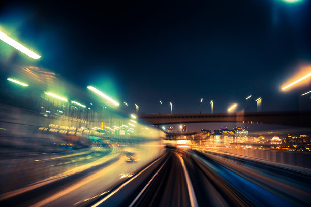 高速列车运动模糊抽象背景图片下载