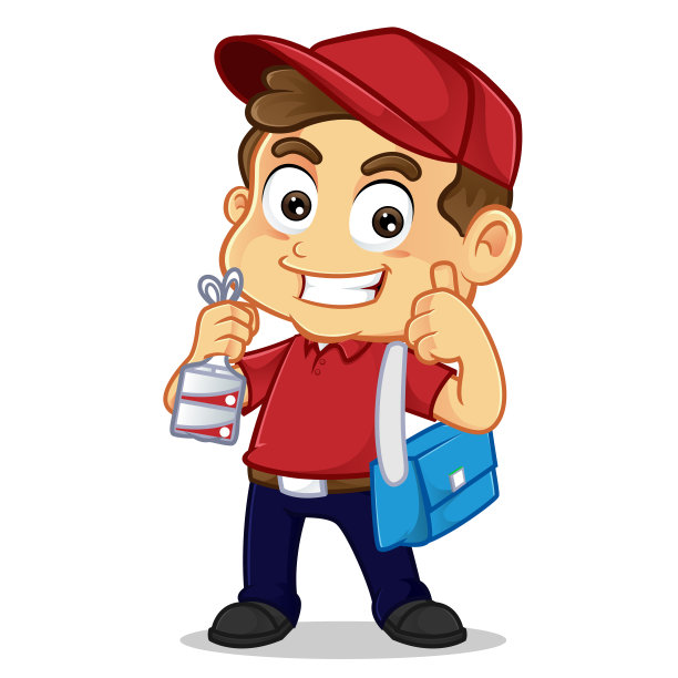 送餐员送餐图片下载