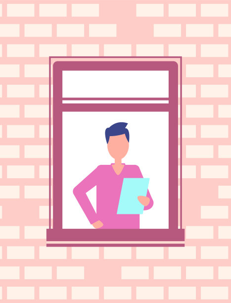 读信的人站在打开的窗户旁阅读图片下载
