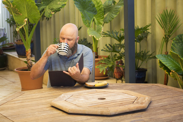 澳大利亚的户外早餐图片下载