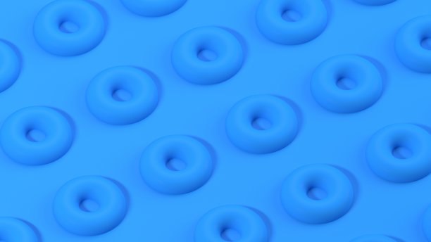 几何三维形状抽象插图。图片下载