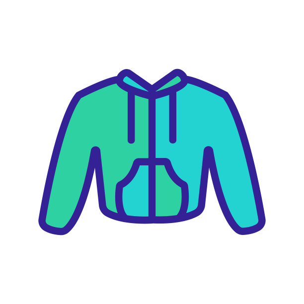 毛衣图标矢量。孤立轮廓符号插图图片下载