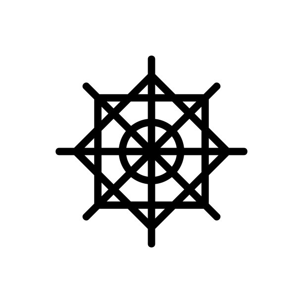 美丽的雪花图标向量。孤立轮廓符号插图图片下载