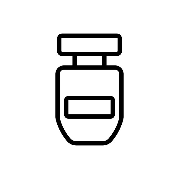 香水香的图标矢量。孤立轮廓符号插图图片下载