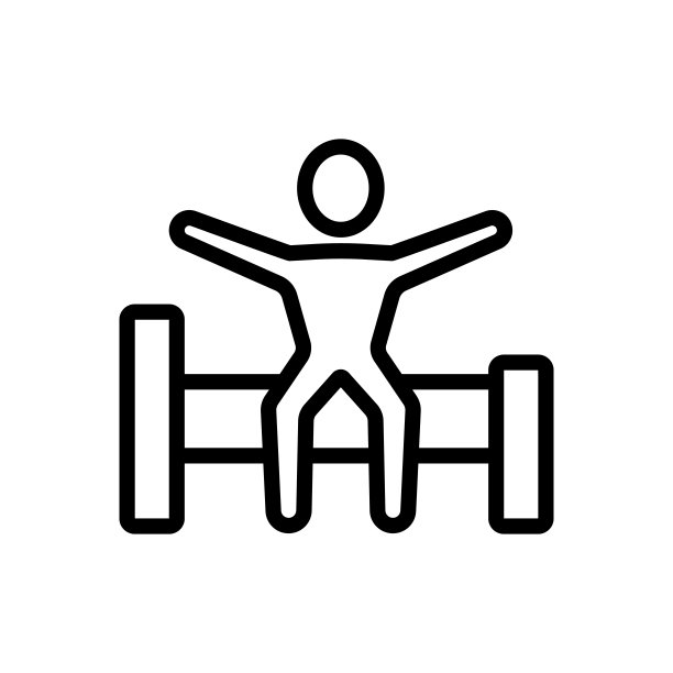 床和人的图标向量。孤立轮廓符号插图图片下载