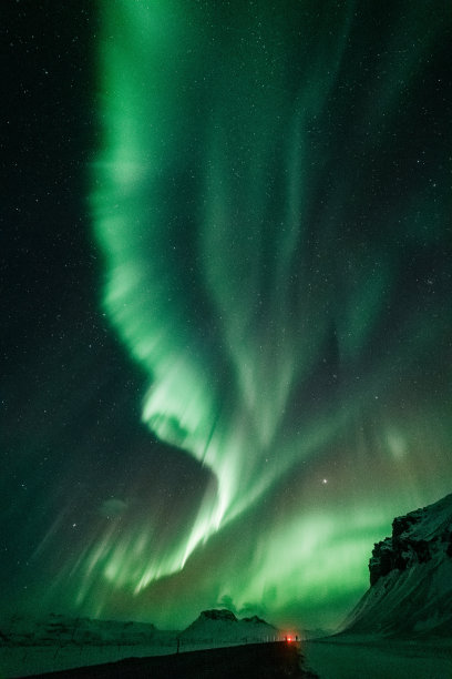 冰岛的北极光图片下载