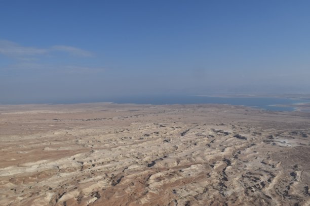 马萨达堡垒内外景观图片下载