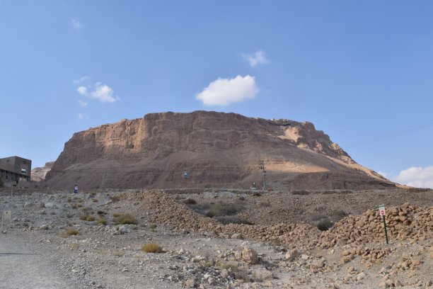 马萨达堡垒内外景观图片下载