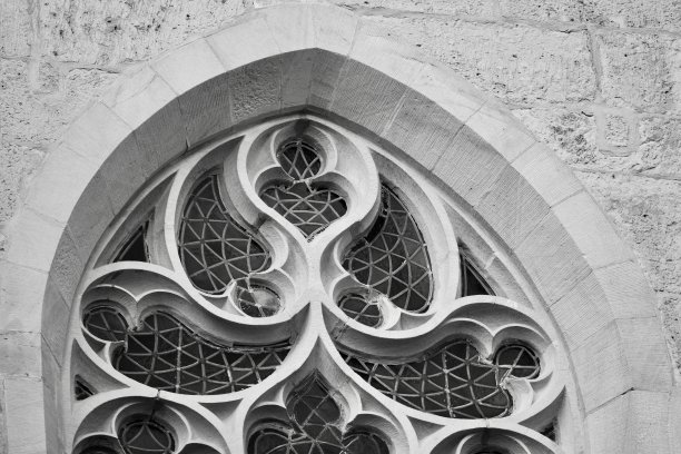 彩色玻璃窗户图片下载