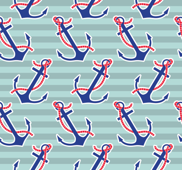 矢量无缝模式与锚图片下载