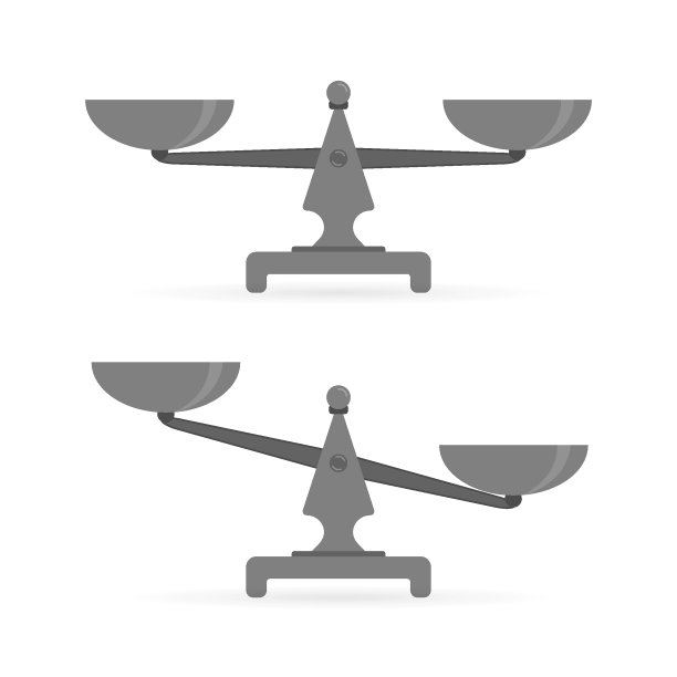 销售平衡设置在平面风格孤立的白色背景。矢量插图。图片下载