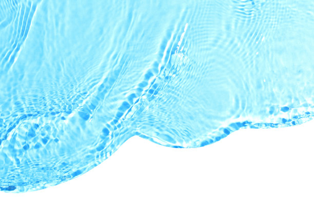 波浪的纹理从水孤立的白色背景图片下载