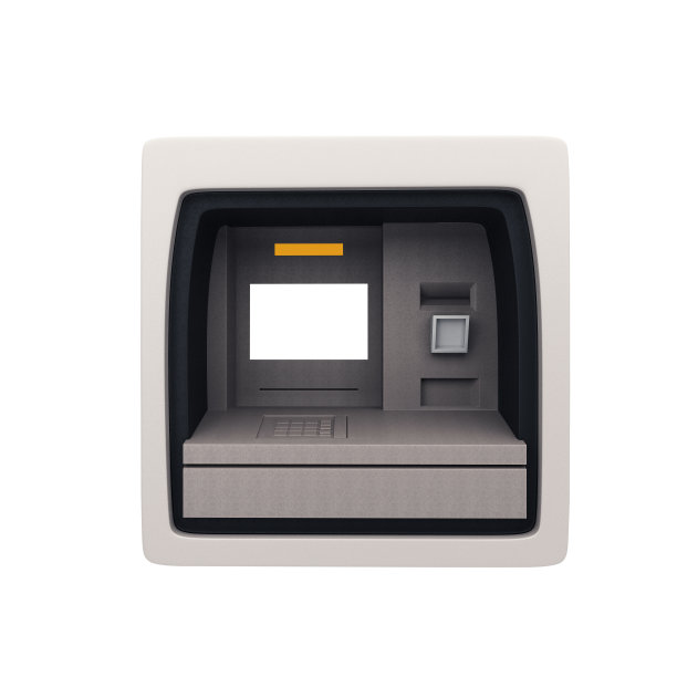 自动提款机的灰色图片下载