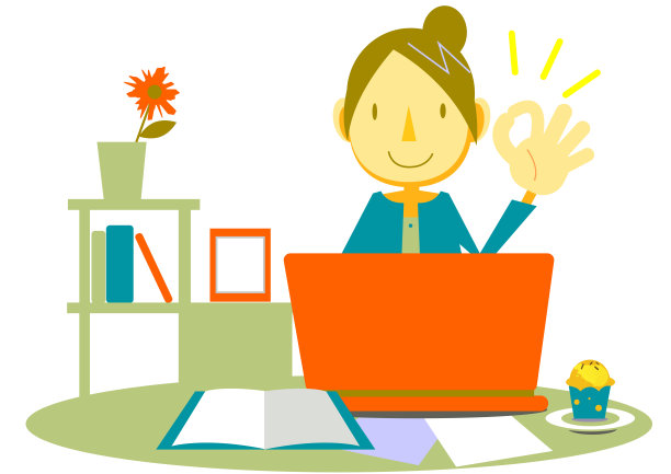 在家里工作图片下载