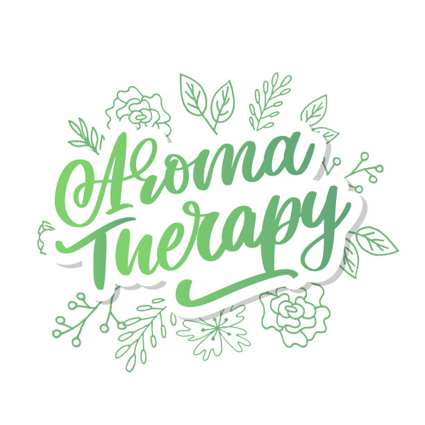 香薰信专为奢华生活方式设计。替代医学。健康的生活方式的概念。有机标志。图片下载