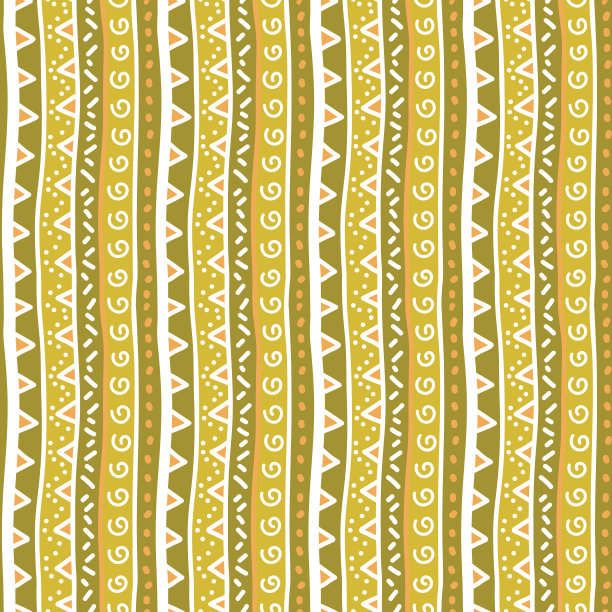 矢量无缝图案与古代部落民族符号。非洲民族和部落的仪式丝网印刷。艺术手绘插图的织物和其他表面图片下载