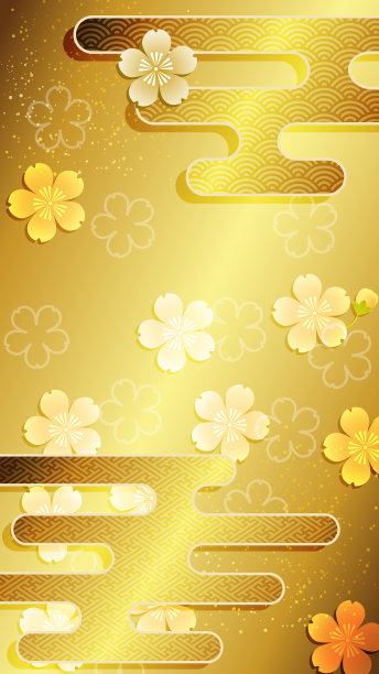 樱花垂直墙纸01素材图片