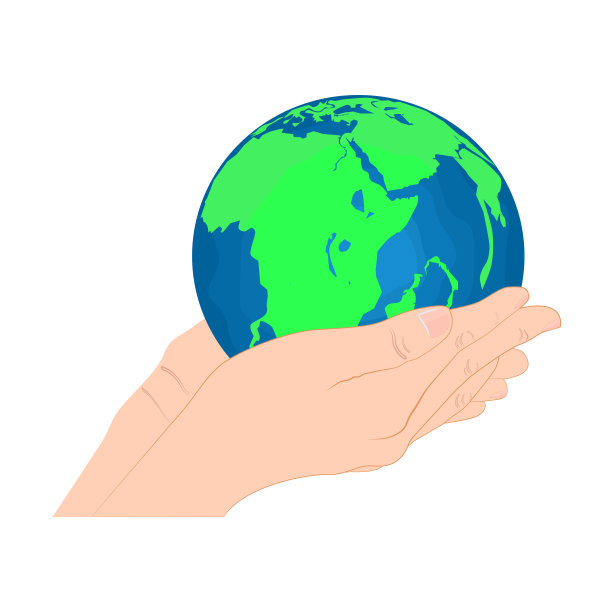 两部手机，地球日，保护地球矢量图片下载