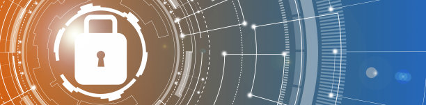 安全概念:关闭挂锁数字蓝色背景图片下载