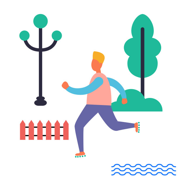 十几岁的男孩轮滑孤立的插图图片下载