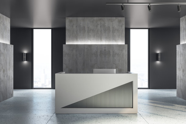 现代接待处图片下载