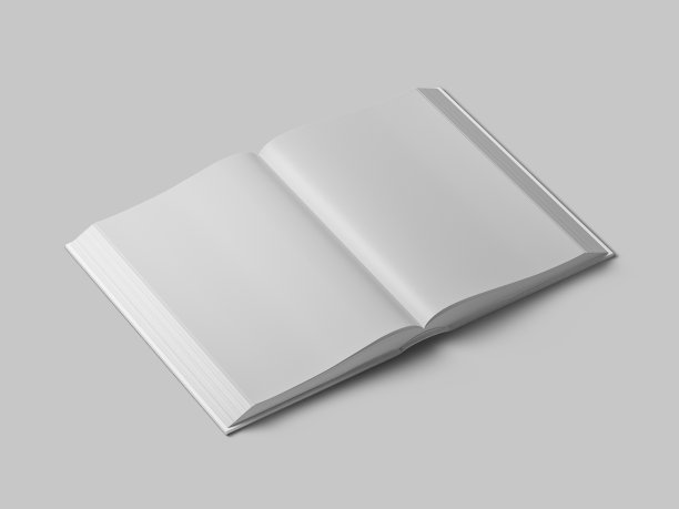 精装书模型。打开书图片下载
