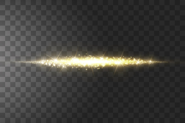 发光孤立的金色透明效果，镜头耀斑，爆炸，闪光，线，太阳闪光，火花和星星。为插图模板艺术设计，旗帜为圣诞节庆祝，魔法闪光能量射线。创造性的概念。图片下载