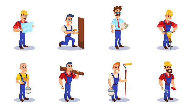 工程师，建筑工人和修理工。图片下载