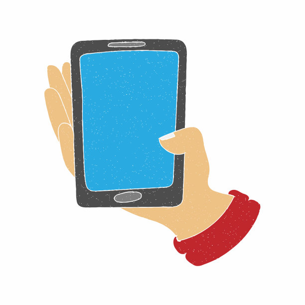 智能手机手绘矢量设计素材图片