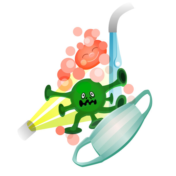 用肥皂洗手，防止病毒和细菌图片下载