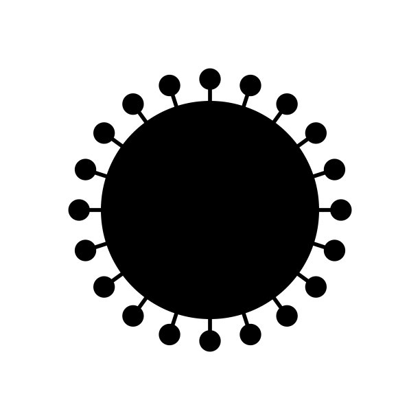 冠状病毒图标，制止冠状病毒大流行，爆发covid-19 - ncov图片下载