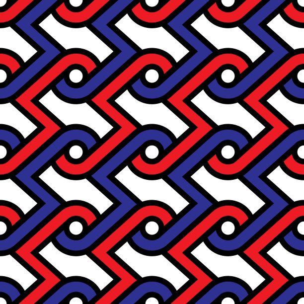 矢量几何抽象无缝图案背景素材图片