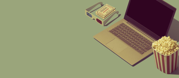 在线电影和影院流媒体图片下载