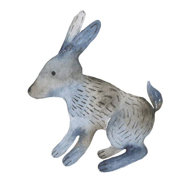 复活节设计与可爱的巴尼和文字，手绘插图图片下载