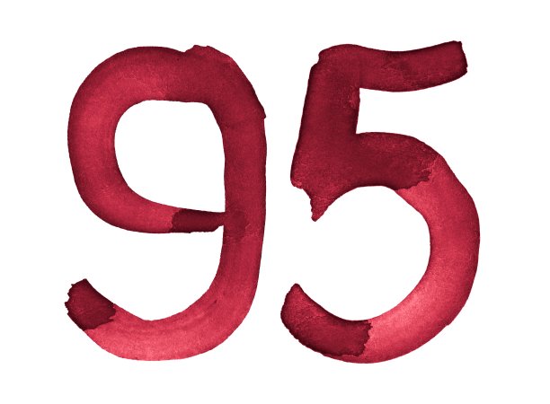 水彩数字，用画笔手绘。勃艮第葡萄酒的象征。模板的问候，设计，明信片，装饰。图片下载