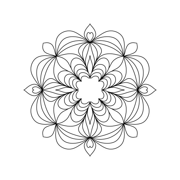 轻松曼陀罗似花图片下载