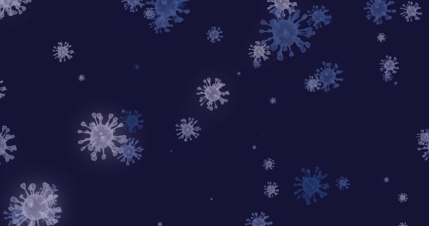 冠状病毒细胞COVID-19传染病。疾病的快速传播。高浓度的冠状病毒。3D渲染3D插图图片下载