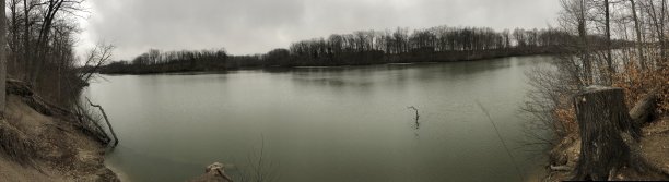 沙仑溪保护区全景图。特拉华州安大略图片下载