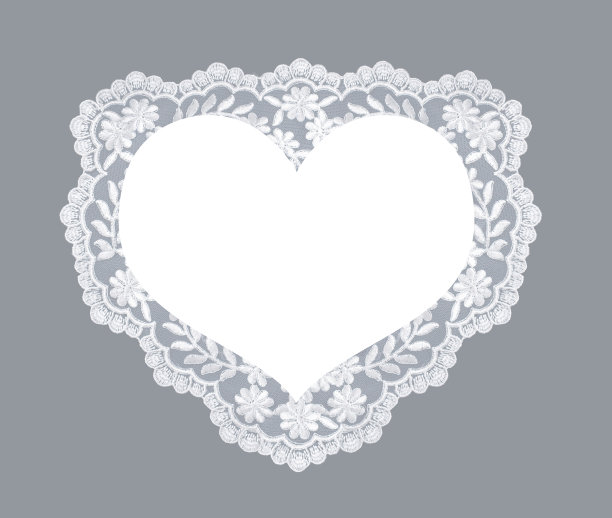 心形状的横幅。图片下载