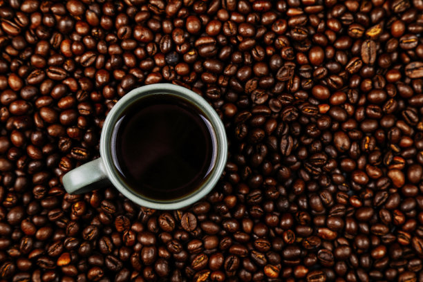 研磨和煮咖啡用的咖啡豆图片下载