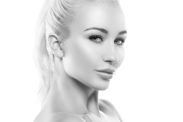 年轻魅力女人美丽的脸庞图片下载