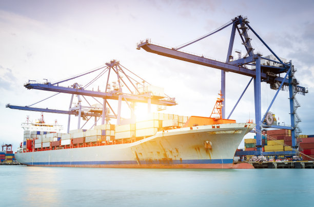 航运物流装卸码头图片下载