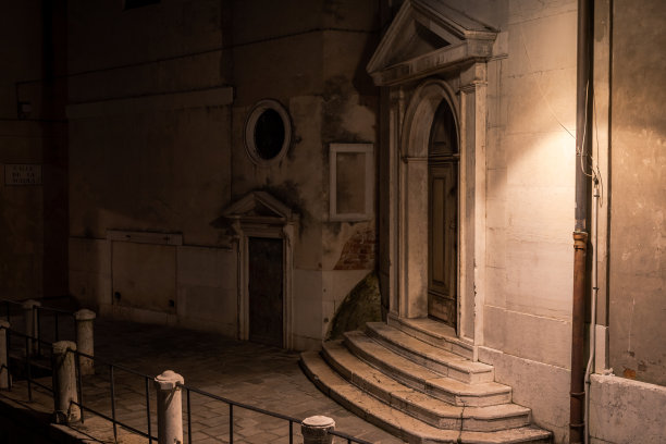 威尼斯空荡的街道图片下载