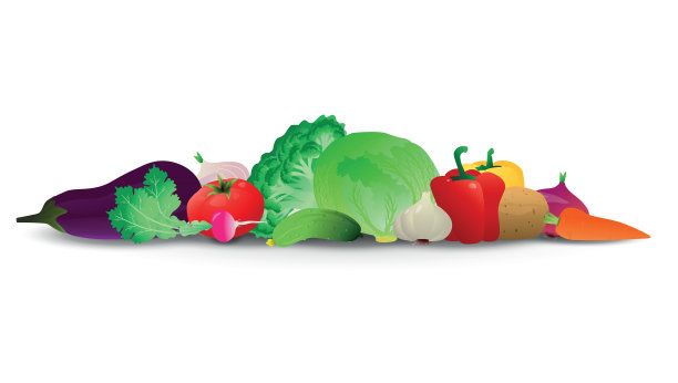 线性蔬菜组成图片下载