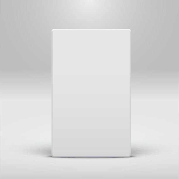 白色模板为网站或产品，现实的矢量插图图片下载