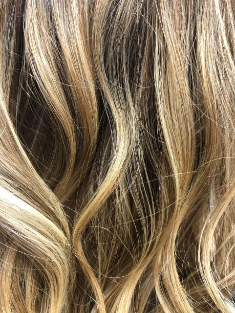 头发女孩背景图片下载