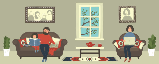 家人呆在家里图片下载